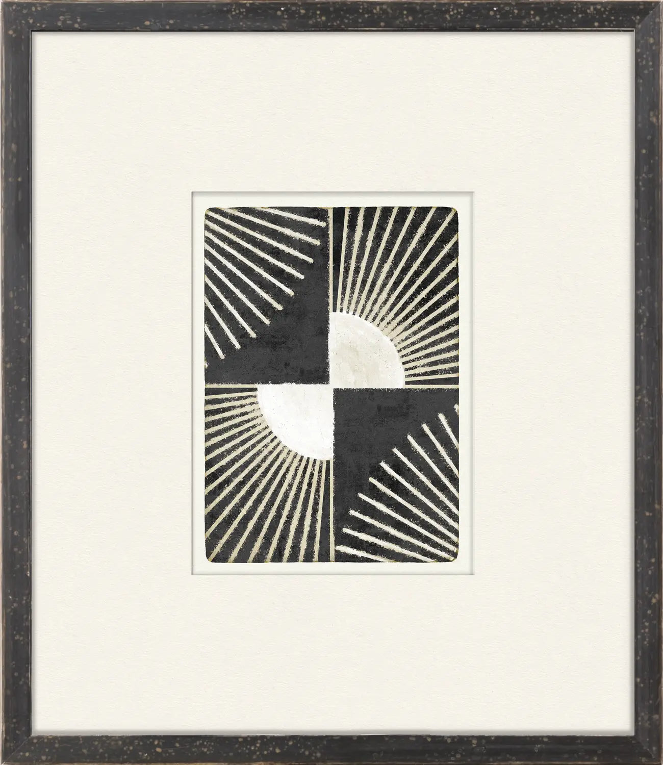 Mid-Century Geometric Print