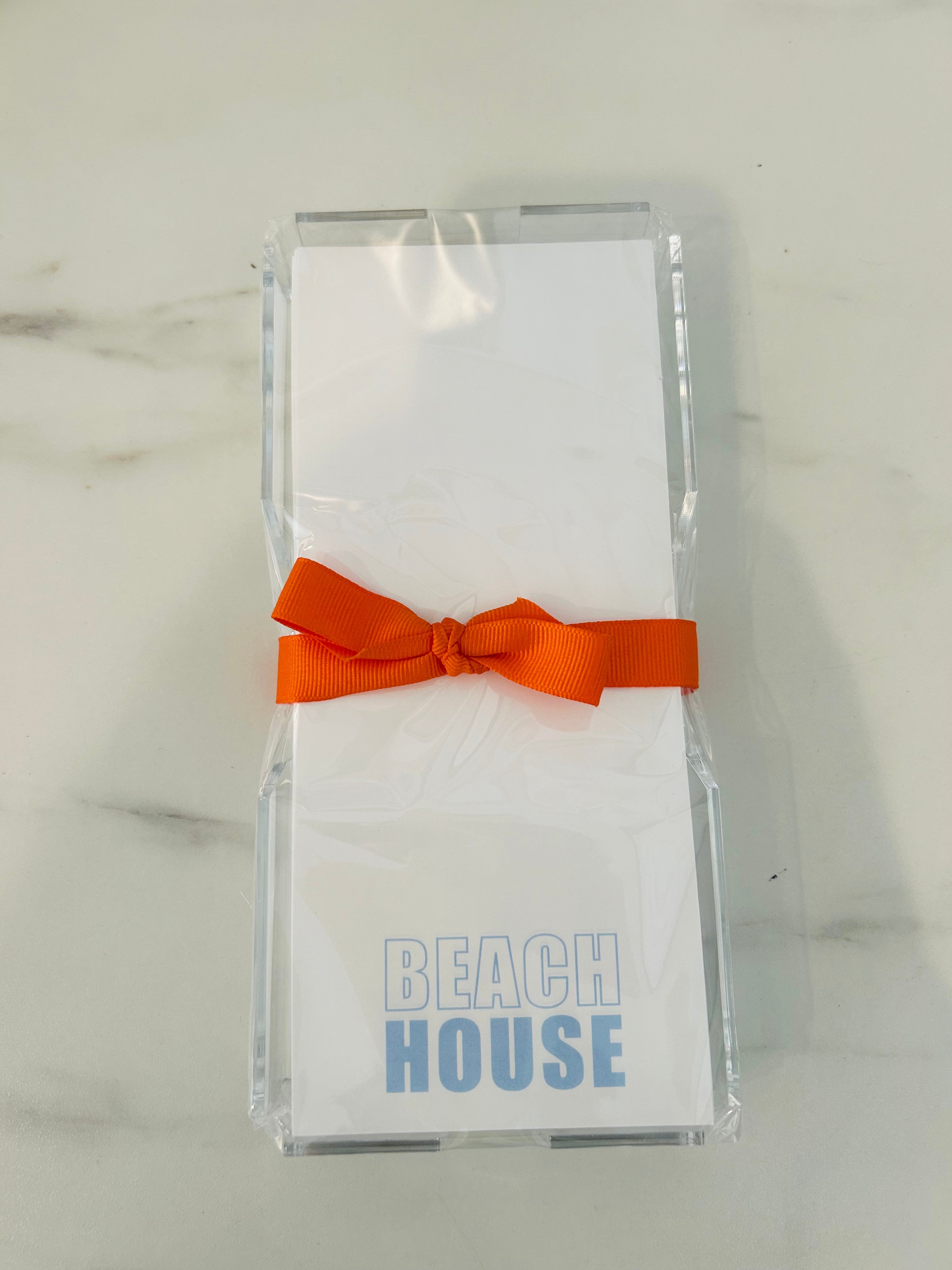 Lucite Note Pad