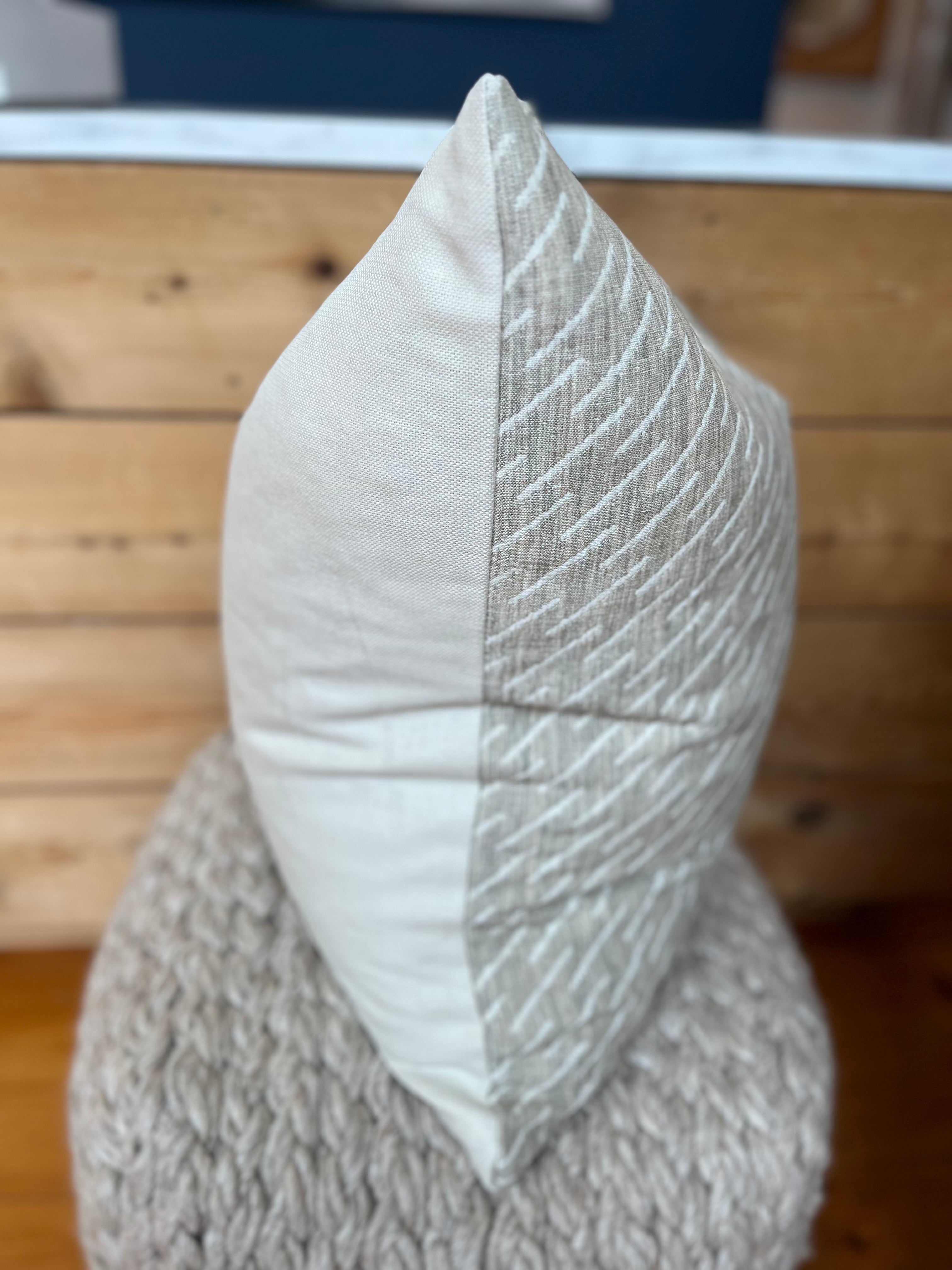 Diagonal Stripe Pillow