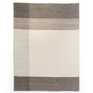 Color Block Wool & Cotton Rug