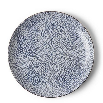 Aizome Mums Plate