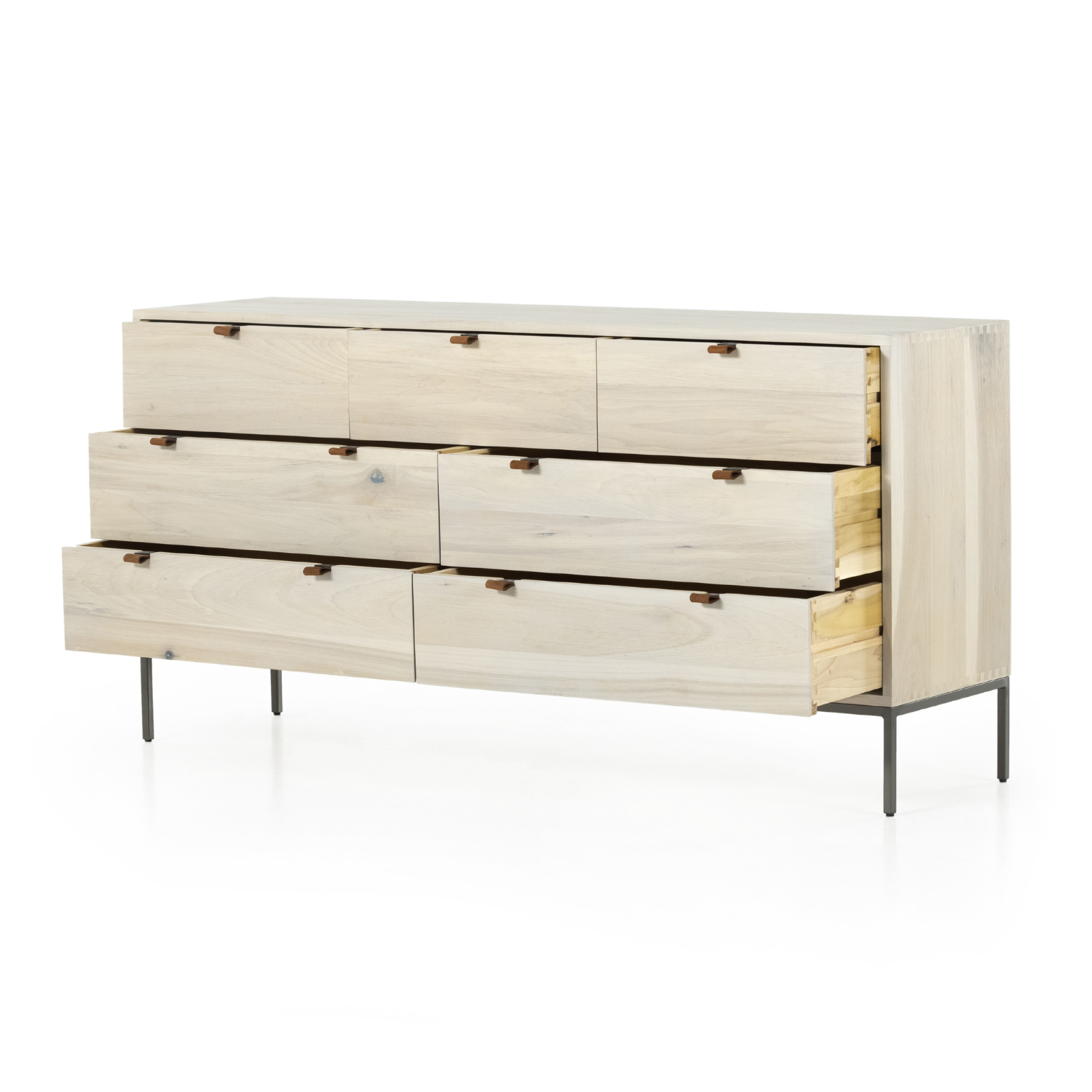 Poplar 7-Drawer Dresser