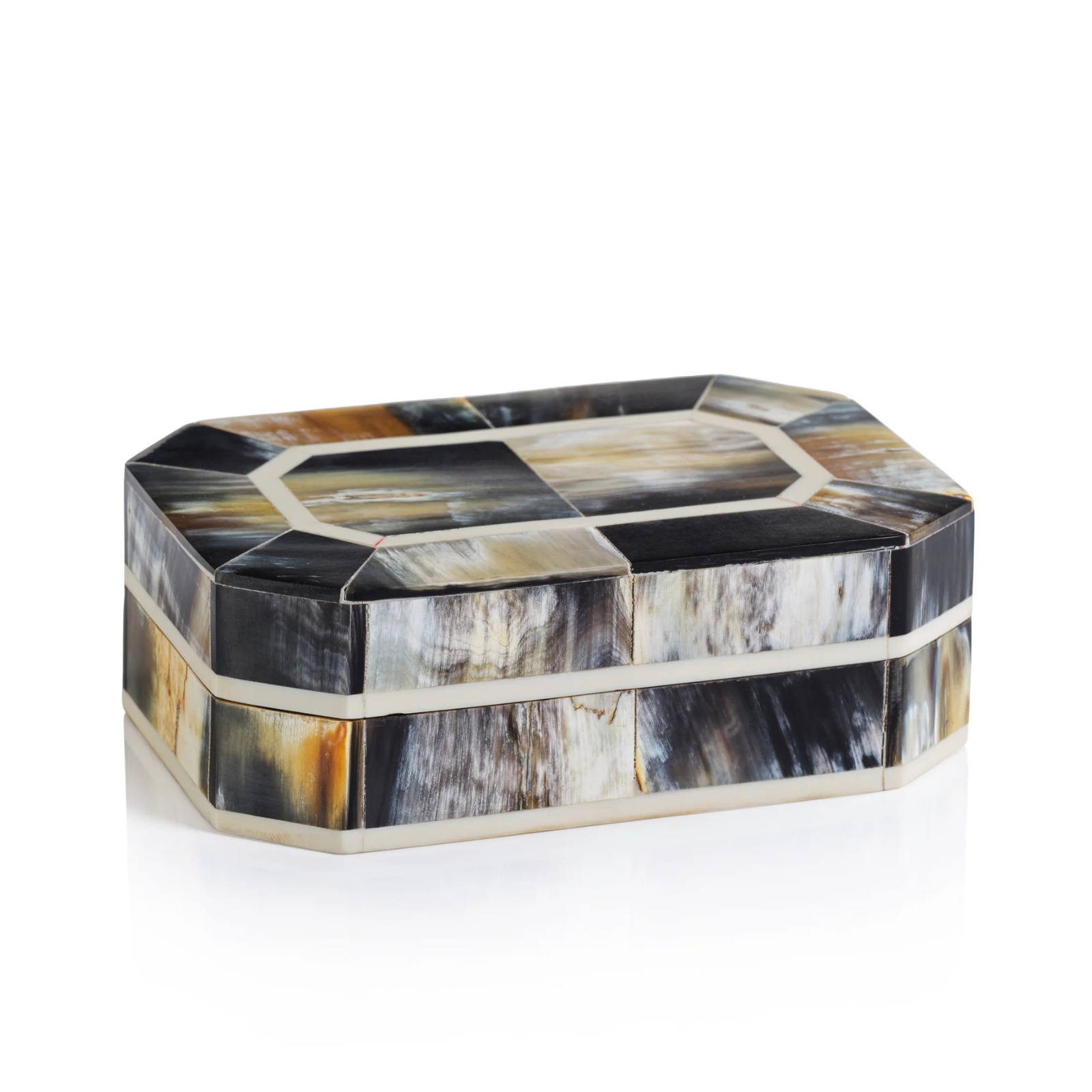 Black Horn & Resin Box
