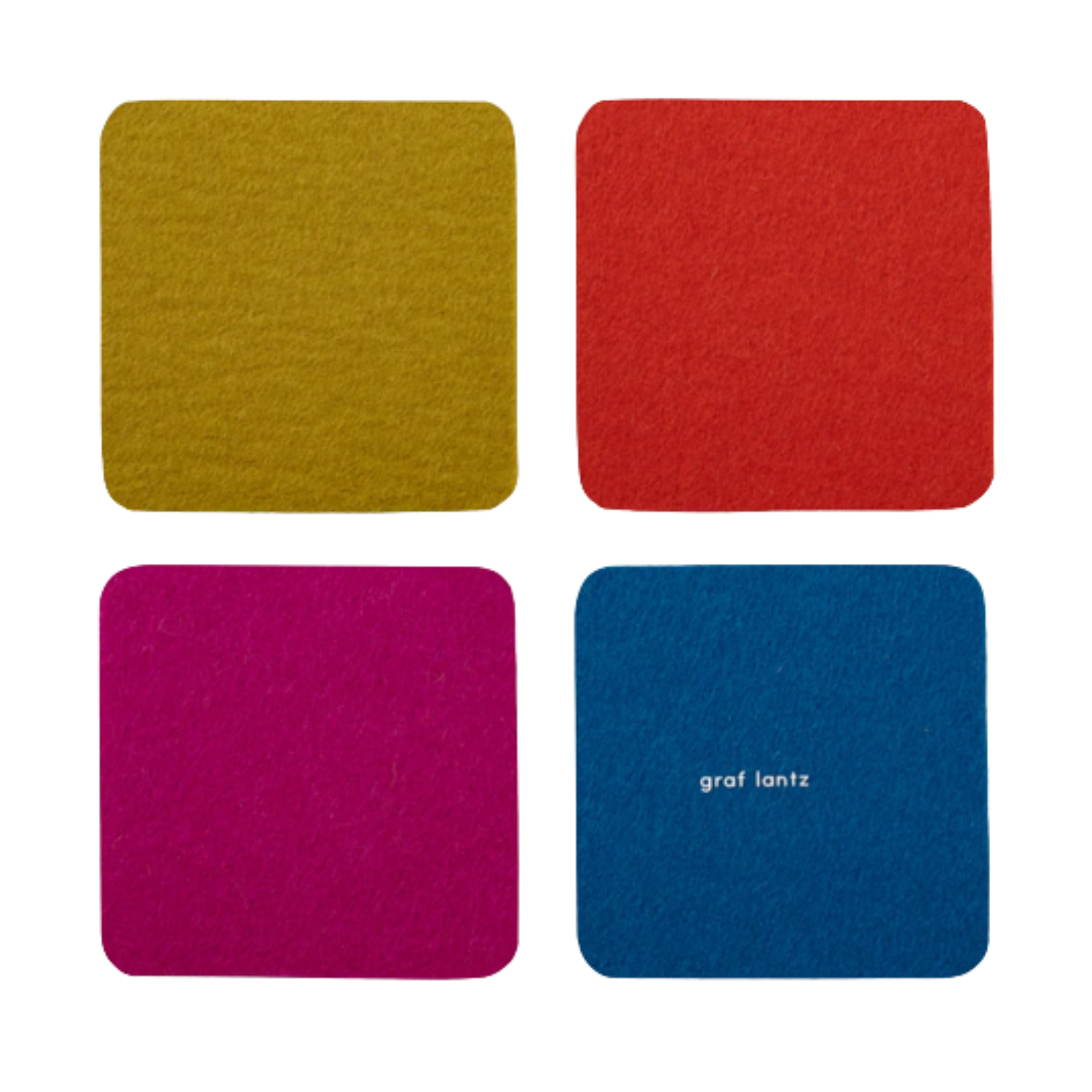 Merino Wool Coasters (Set of 4)