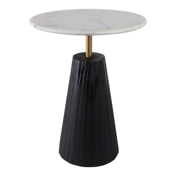 Marble Top Fluted Table