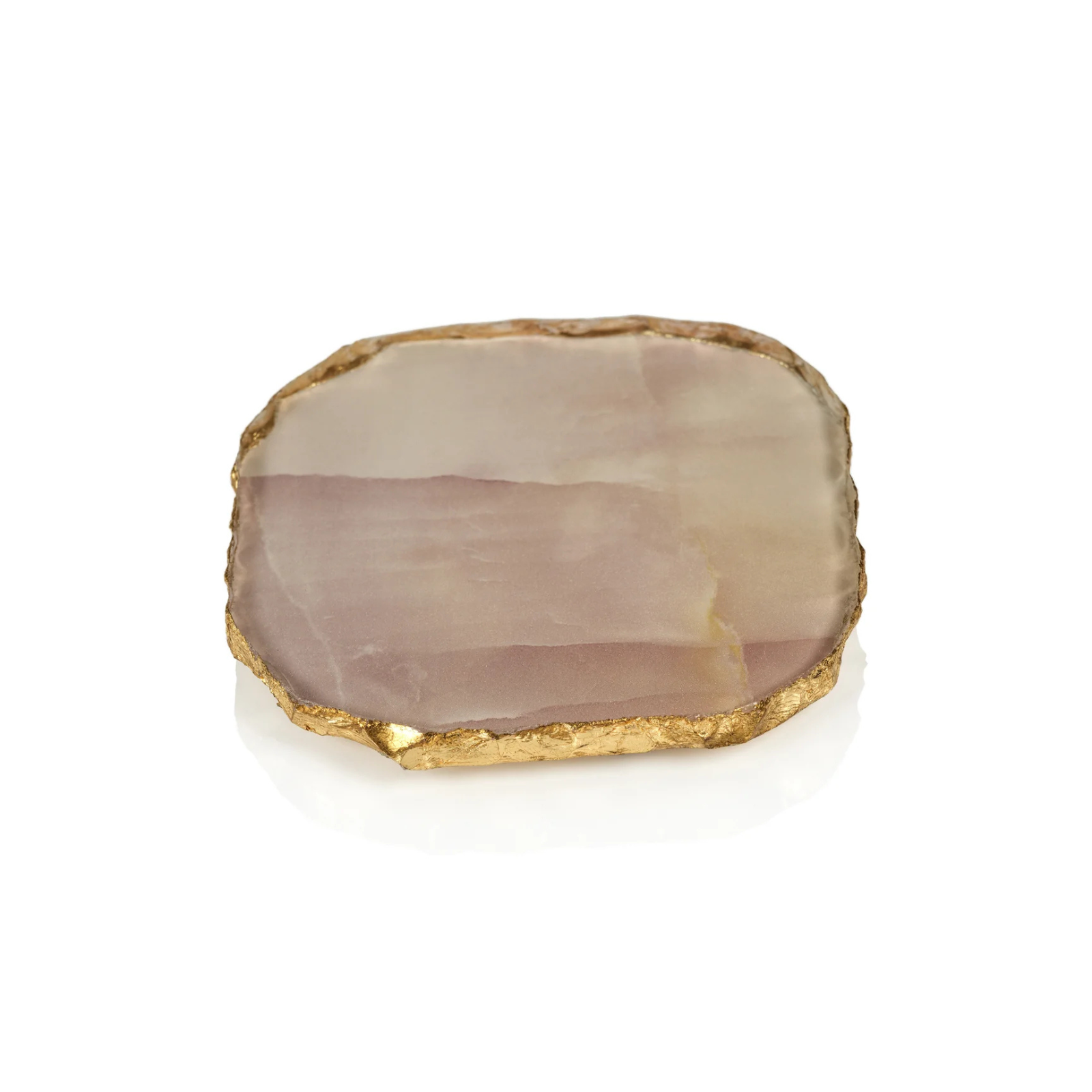 Agate Marble Glass Coasters (Set of 4)