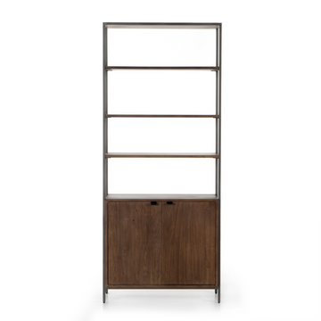 Poplar Modular Wide Bookcase