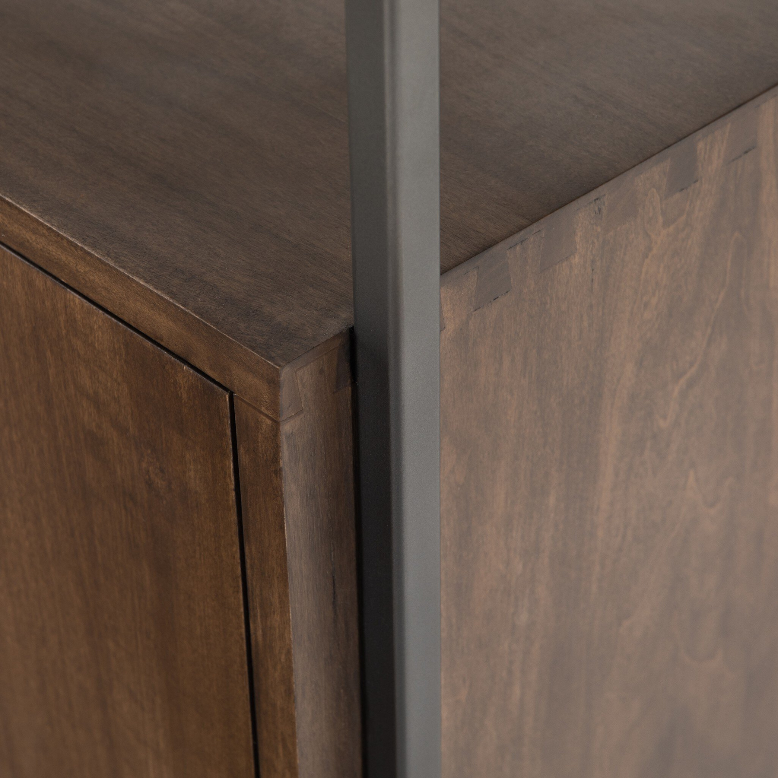 Poplar Modular Wide Bookcase
