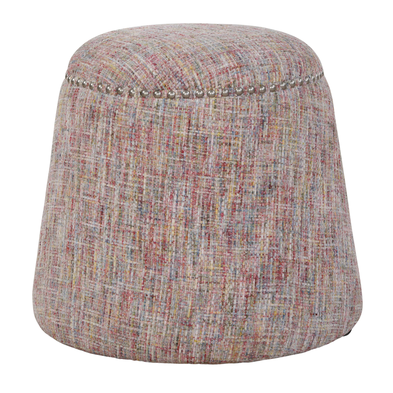Chenille Ottoman