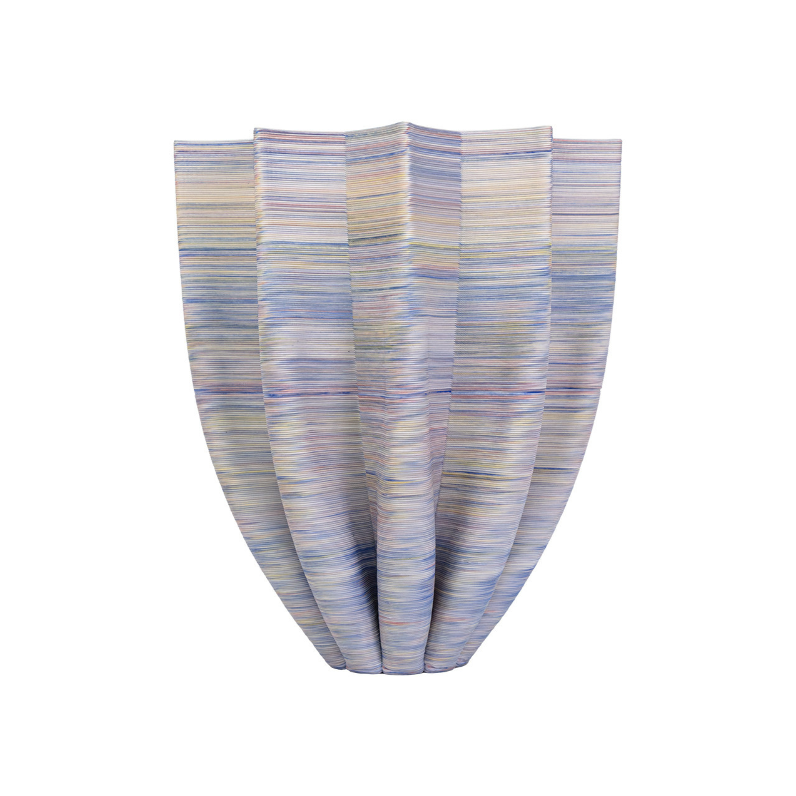 Wavy Porcelain Vase