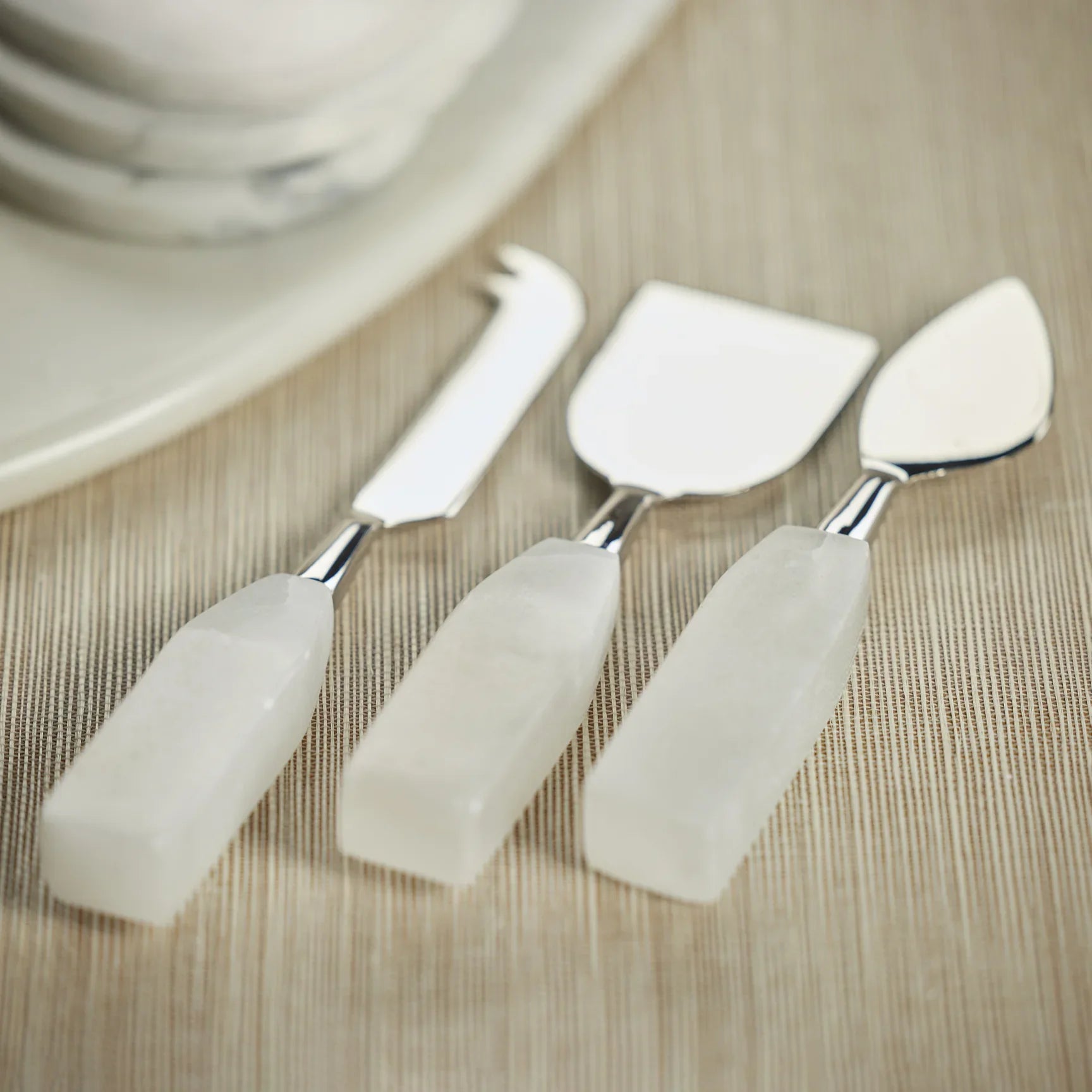 Alloy & Alabaster Cheese Set