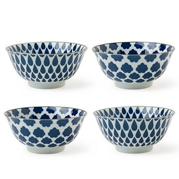 2x2 Blue & White 5.75″ Bowl Set