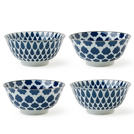 2x2 Blue & White 5.75″ Bowl Set